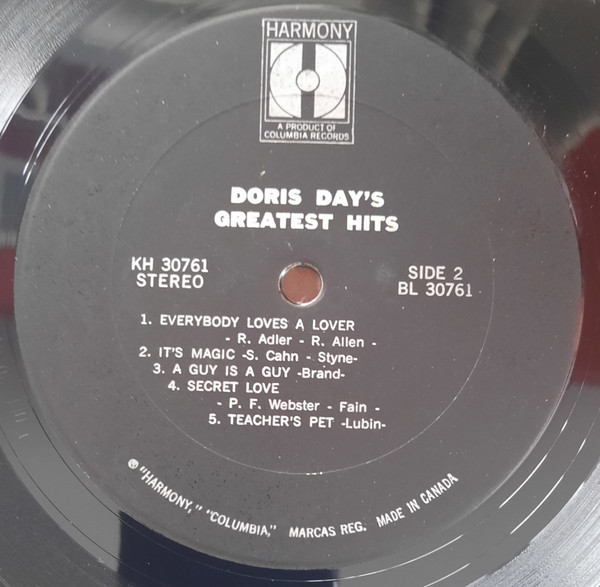 Doris Day - Doris Day's Greatest Hits (LP, Comp, RE) (Mint (M)) - Image 4