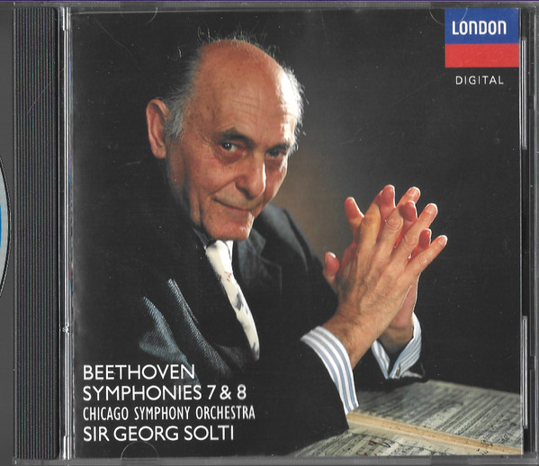 Beethoven*, Chicago Symphony Orchestra, Sir Georg Solti* - Symphonies 7 & 8 (CD, Album) (Near Mint (NM or M-))