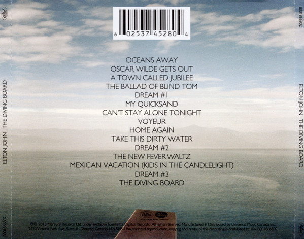 Elton John - The Diving Board (CD, Album) (Mint (M)) - Image 2