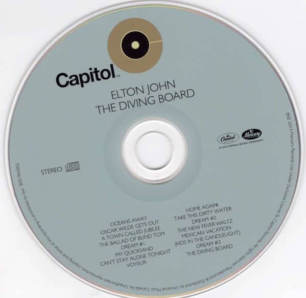 Elton John - The Diving Board (CD, Album) (Mint (M)) - Image 3