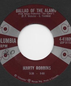 Marty Robbins - Ballad Of The Alamo (7", Single) (Near Mint (NM or M-))