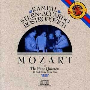 Jean-Pierre Rampal, Isaac Stern, Salvatore Accardo, Mstislav Rostropovich, Wolfgang Amadeus Mozart - The Flute Quartets (CD, Album) (Near Mint (NM or M-))