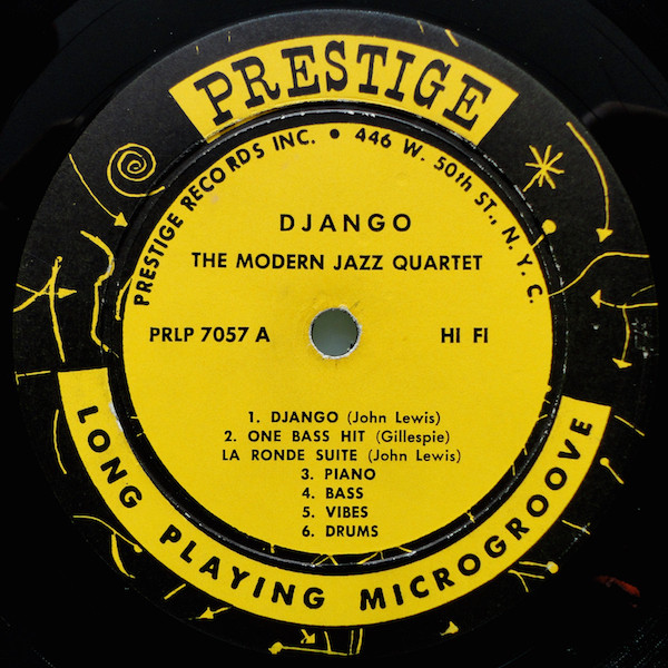 The Modern Jazz Quartet - Django (LP, Album, Mono, RM) (Very Good Plus (VG+)) - Image 3
