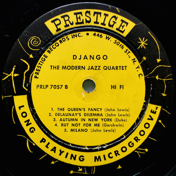 The Modern Jazz Quartet - Django (LP, Album, Mono, RM) (Very Good Plus (VG+)) - Image 4