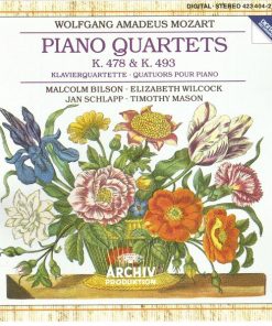 Wolfgang Amadeus Mozart, Malcolm Bilson · Elizabeth Wilcock, Jan Schlapp · Timothy Mason - Piano Quartets K. 478 & K. 493 (CD, Album) (Near Mint (NM or M-))
