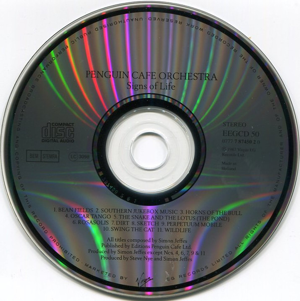 Penguin Cafe Orchestra - Signs Of Life (CD, Album) (Near Mint (NM or M-)) - Image 4