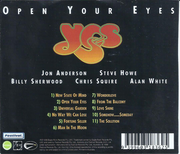 Yes - Open Your Eyes (CD, Album) (Near Mint (NM or M-)) - Image 2