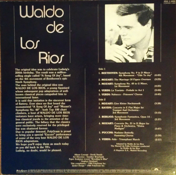 Waldo De Los Rios - Encore (LP, Album, Comp) (Mint (M)) - Image 2