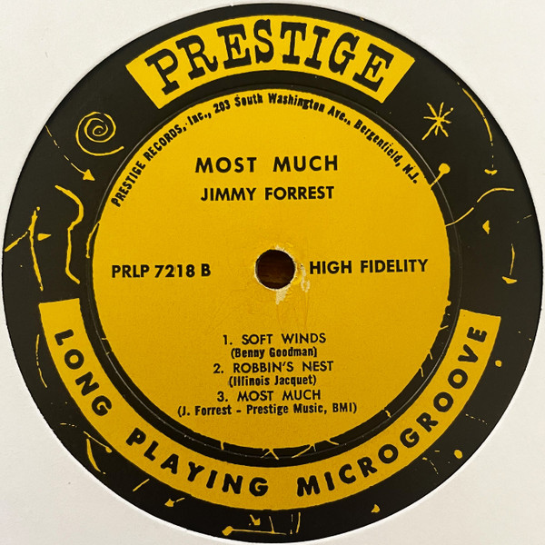 Jimmy Forrest - Most Much! (LP, Album, Mono) (Very Good Plus (VG+)) - Image 4
