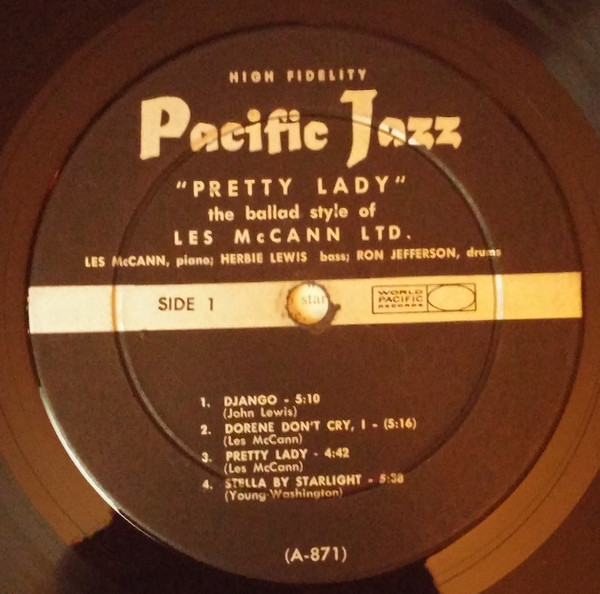 Les McCann Ltd. - Pretty Lady (LP, Album, Mono) (Very Good Plus (VG+)) - Image 3