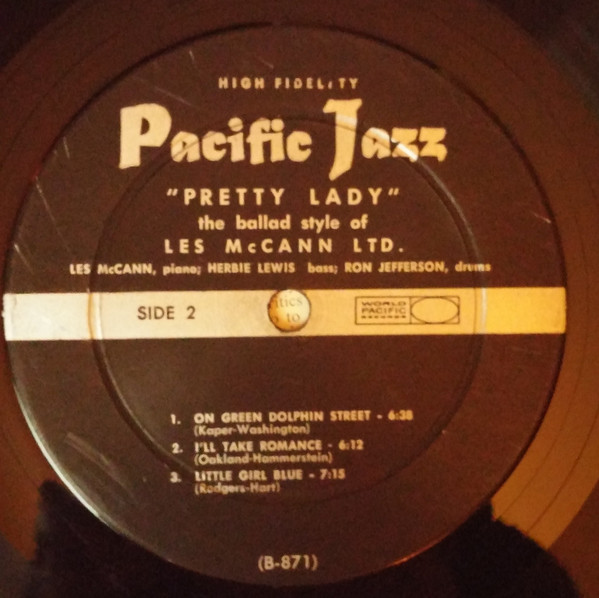Les McCann Ltd. - Pretty Lady (LP, Album, Mono) (Very Good Plus (VG+)) - Image 4