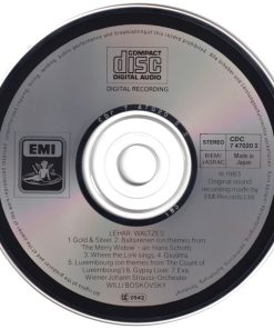 Willi Boskovsky, Franz Lehár, Wiener Johann Strauss Orchestra - Willi Boskovsky Conducts Lehár Waltzes (CD, Album) (Near Mint (NM or M-)) - Image 3