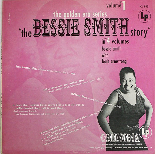 Bessie Smith With Louis Armstrong - The Bessie Smith Story - Vol.1 (LP, Comp, Mono, RE, RP) (Very Good Plus (VG+))