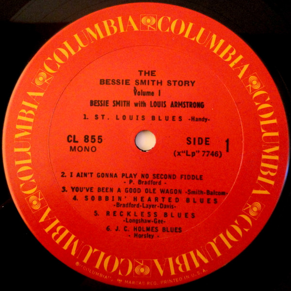 Bessie Smith With Louis Armstrong - The Bessie Smith Story - Vol.1 (LP, Comp, Mono, RE, RP) (Very Good Plus (VG+)) - Image 3