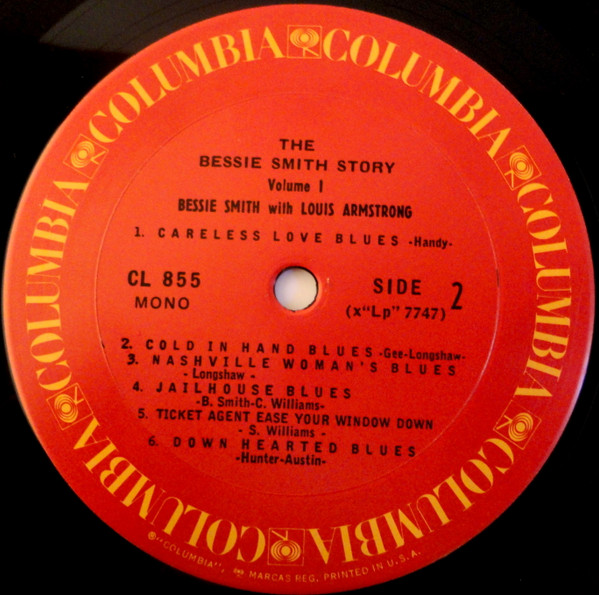 Bessie Smith With Louis Armstrong - The Bessie Smith Story - Vol.1 (LP, Comp, Mono, RE, RP) (Very Good Plus (VG+)) - Image 4