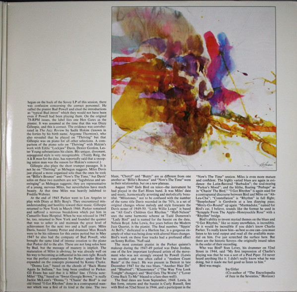 Charlie Parker - Bird / The Savoy Recordings (Master Takes) (2xLP, Comp, Ter) (Very Good Plus (VG+)) - Image 3