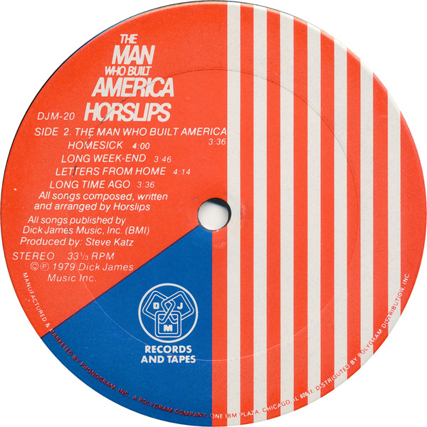 Horslips - The Man Who Built America (LP, Album, Ter) (Mint (M)) - Image 4