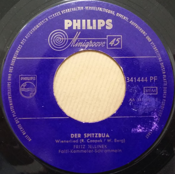 Fritz Jellinek, Die Faltl-Kemmeter-Schrammeln - Der Spitzbua (7", Single) (Near Mint (NM or M-))
