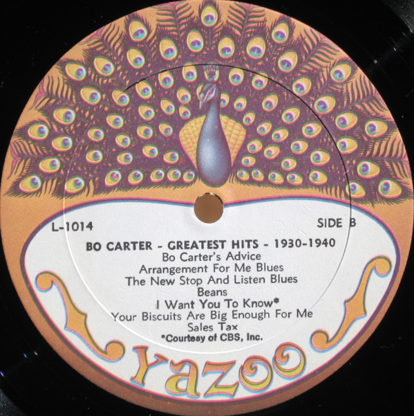 Bo Carter - Greatest Hits 1930-1940 (LP, Comp, RP) (Very Good Plus (VG+)) - Image 5