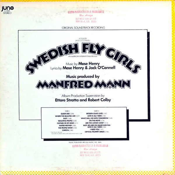 Various - Swedish Fly Girls (LP) (Very Good (VG)) - Image 2