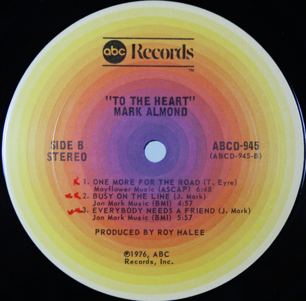 Mark-Almond - To The Heart (LP, Album) (Very Good Plus (VG+)) - Image 4