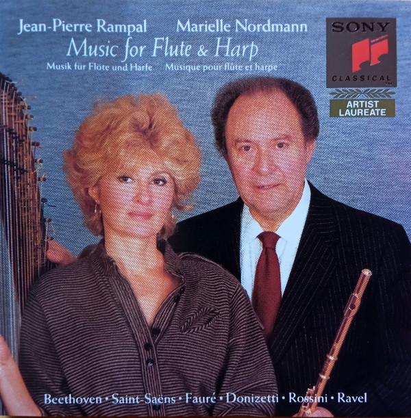 Jean-Pierre Rampal, Marielle Nordmann - Music For Flute & Harp (CD, Album) (Near Mint (NM or M-))