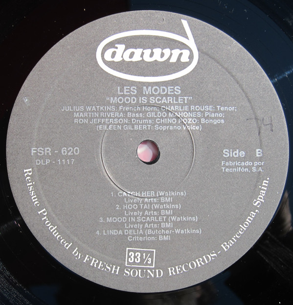 Les Modes* - Mood In Scarlet (LP, Album, RE) (Near Mint (NM or M-)) - Image 4