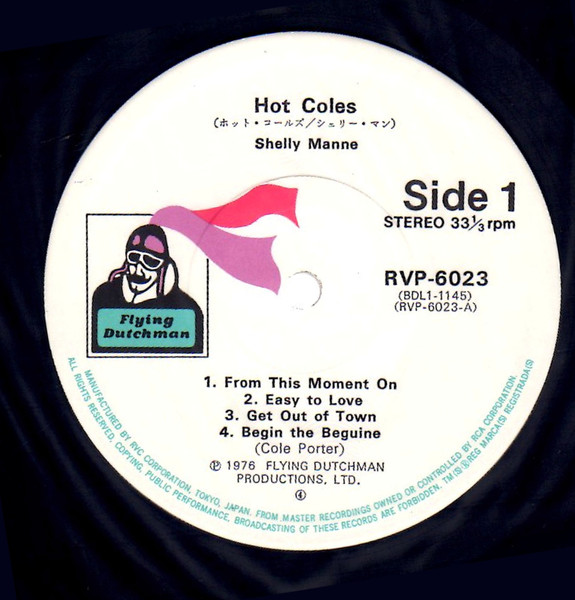 Shelly Manne - Hot Coles (LP, Album, RE) (Very Good Plus (VG+)) - Image 3