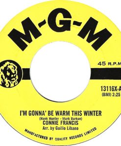 Connie Francis - I'm Gonna' Be Warm This Winter / Al Di La (7", Single) (Near Mint (NM or M-))