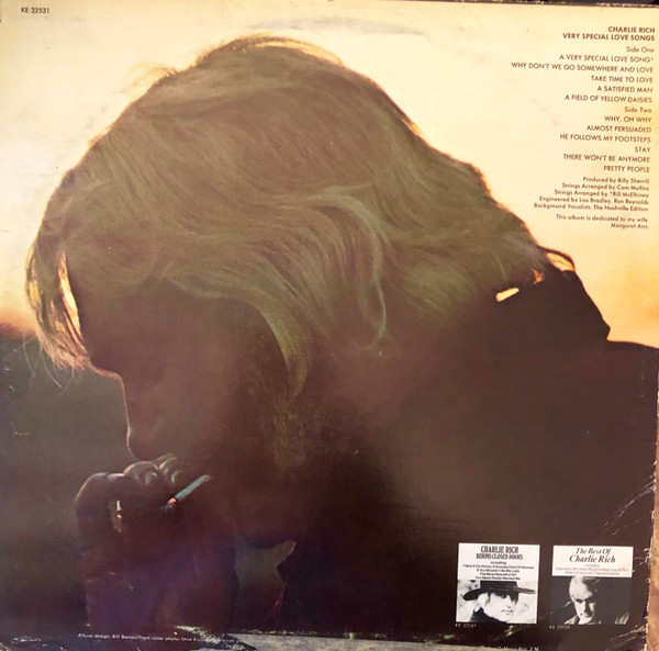 Charlie Rich - Very Special Love Songs (LP, Album) (Mint (M)) - Image 2