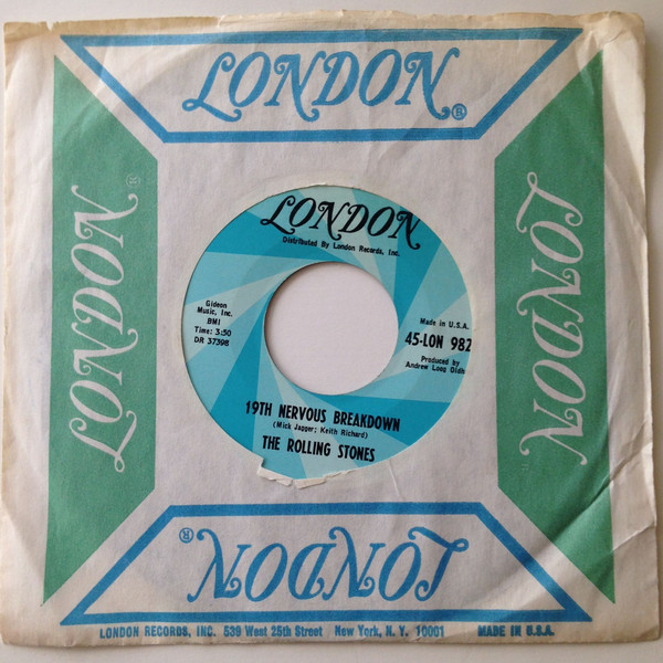 The Rolling Stones - 19th Nervous Breakdown (7", Single, Styrene) (Very Good Plus (VG+)) - Image 3