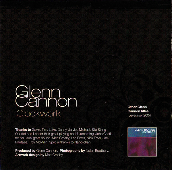 Glenn Cannon (2) - Clockwork (CD, Album) (Near Mint (NM or M-)) - Image 2