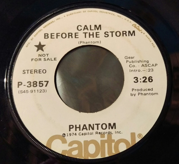 Phantom (36) - Calm Before The Storm / Black Magic, White Magic (7", Single, Promo) (Near Mint (NM or M-))