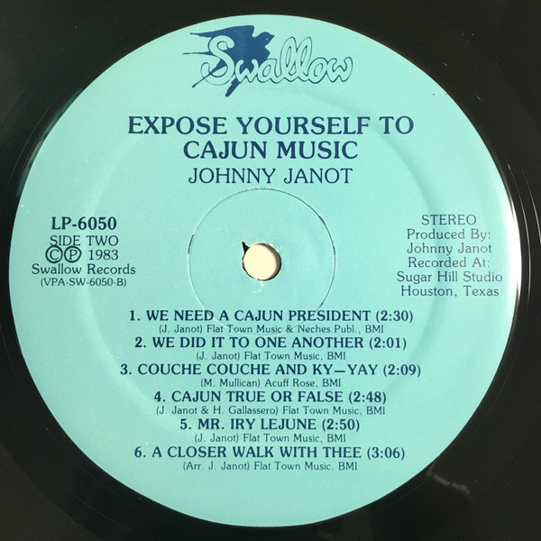 Johnny Janot - Expose Yourself To Cajun Music And Johnny Janot (LP, Album) (Near Mint (NM or M-)) - Image 4