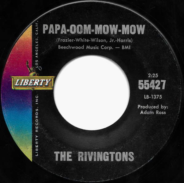 The Rivingtons - Papa-Oom-Mow-Mow / Deep Water (7", Single, Styrene, Mon) (Very Good Plus (VG+))