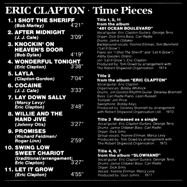 Eric Clapton - Time Pieces - The Best Of Eric Clapton (CD, Comp, RE) (Mint (M)) - Image 5