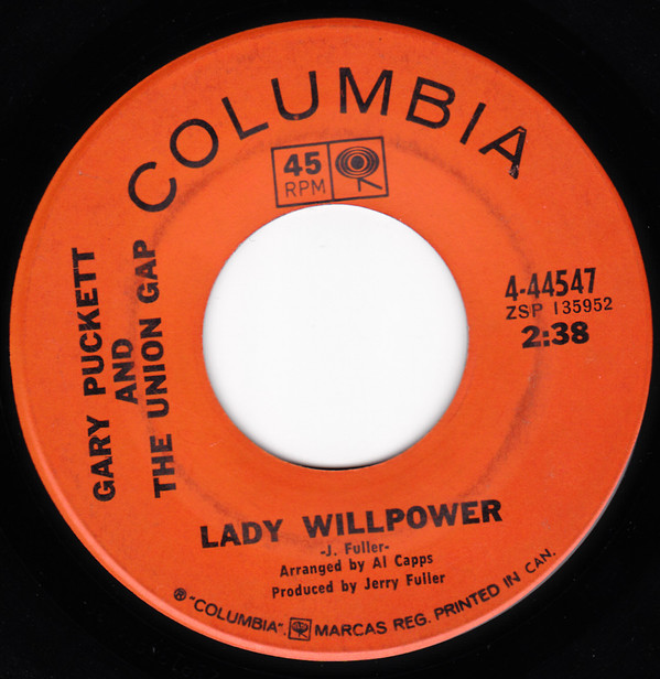 Gary Puckett & The Union Gap - Lady Willpower / Daylight Stranger (7", Single) (Near Mint (NM or M-))