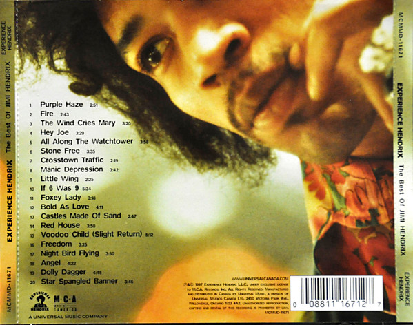Jimi Hendrix - Experience Hendrix - The Best Of Jimi Hendrix (CD, Comp) (Near Mint (NM or M-)) - Image 2