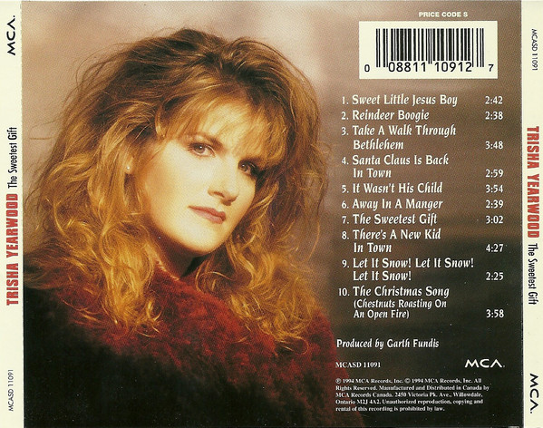 Trisha Yearwood - The Sweetest Gift (CD, Album) (Mint (M)) - Image 2