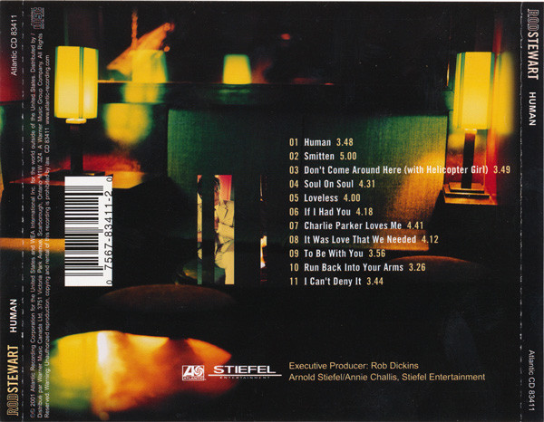 Rod Stewart - Human (CD, Album) (Near Mint (NM or M-)) - Image 2