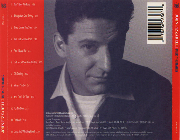 John Pizzarelli - Meets The Beatles (CD, Album) (Near Mint (NM or M-)) - Image 2