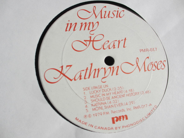 Kathryn Moses - Music In My Heart (LP, Album) (Near Mint (NM or M-)) - Image 3