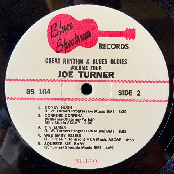 Joe Turner* - Great Rhythm & Blues Oldies Volume 4 - Joe Turner (LP) (Very Good Plus (VG+)) - Image 4