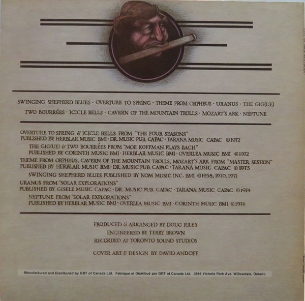 Moe Koffman - Best Of Moe Koffman (LP, Album, Comp) (Very Good Plus (VG+)) - Image 2