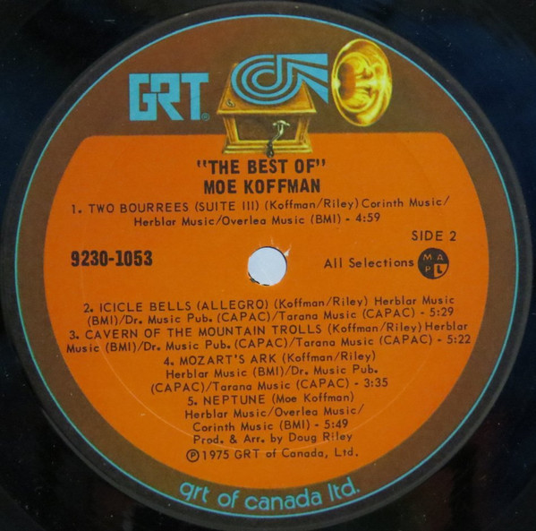 Moe Koffman - Best Of Moe Koffman (LP, Album, Comp) (Very Good Plus (VG+)) - Image 4