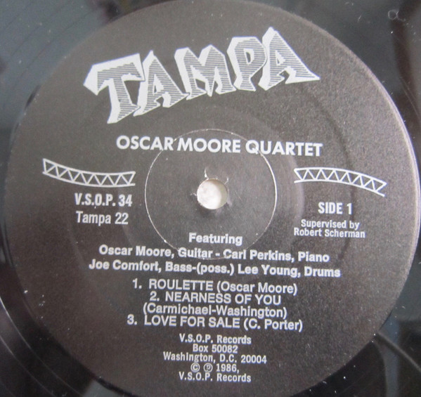 Oscar Moore Quartet* - Oscar Moore (LP, Album, RE) (Near Mint (NM or M-)) - Image 3