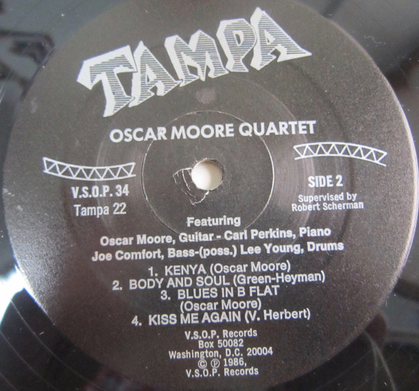 Oscar Moore Quartet* - Oscar Moore (LP, Album, RE) (Near Mint (NM or M-)) - Image 4