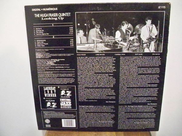 The Hugh Fraser Quintet - Looking Up (LP) (Mint (M)) - Image 4