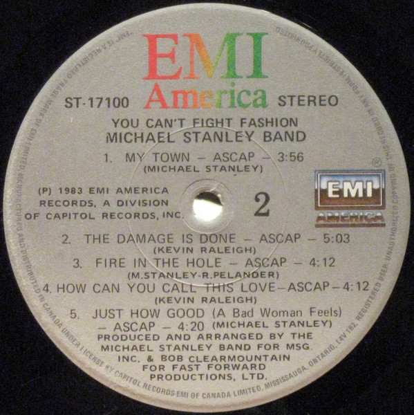 Michael Stanley Band - You Can't Fight Fashion (LP) (Very Good Plus (VG+)) - Image 4