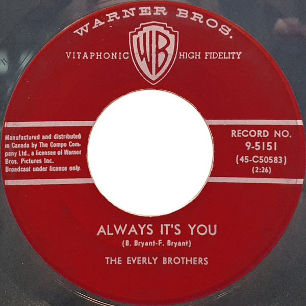 Everly Brothers - Cathy's Clown (7", Single) (Very Good Plus (VG+)) - Image 3